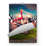 Lade das Bild in den Galerie-Viewer, Micaela&#39;s &quot;Sexy Sports&quot; Kalender 2024 original signiert (inkl. Poster &amp; Autogrammkarte)
